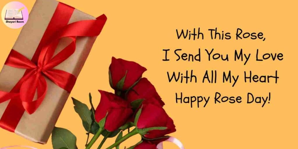 Rose Day Shayari for Boyfriend