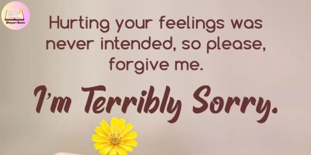 Sorry Shayari for Boyfriend