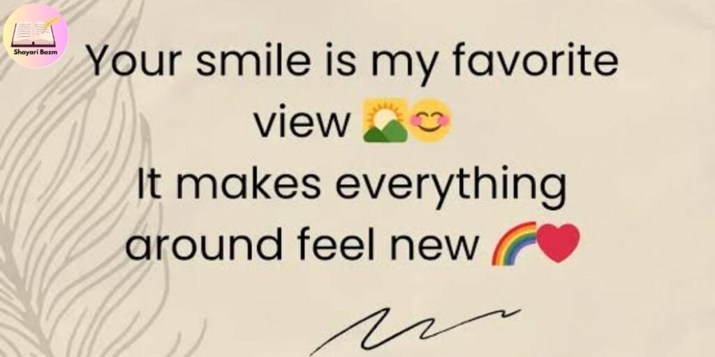 Romantic Shayari on Smile