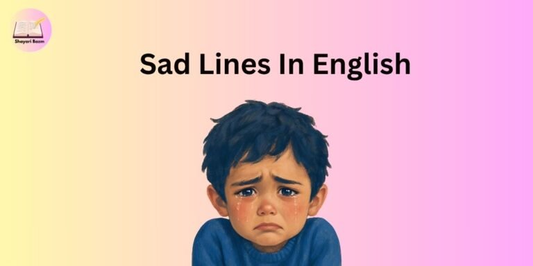 Sad Lines In English